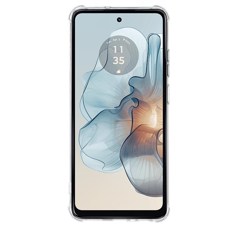 إيروريكس جراب هاتف شفاف مقاوم للصدمات من مادة TPU بسمك 1.5 مم مع وسائد هوائية بأربع زوايا لهاتف Motorola Moto G24 Power 4G - Image 3