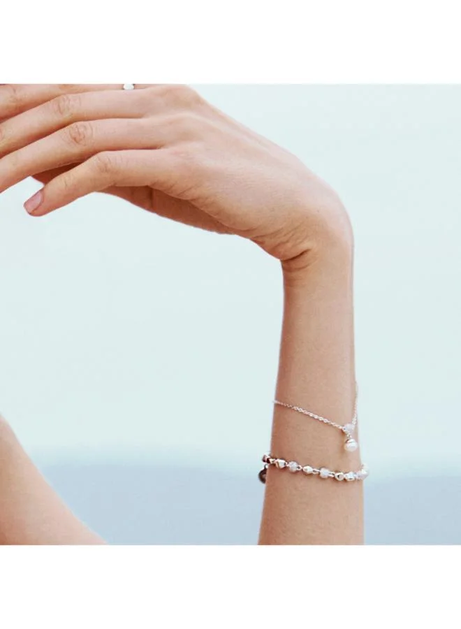 ROSATO Azzurra Sterling Soft Chain Bracelet