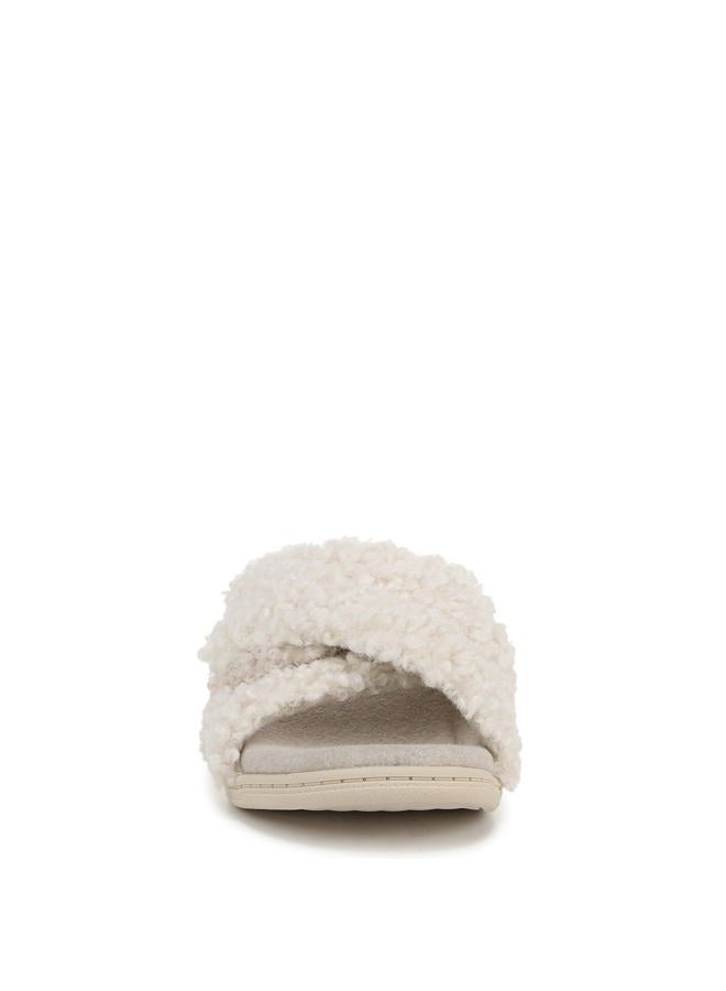Vionic Women's Relax Ii Slides Slipper, Cream White Fabric, 41 EU - Image 4