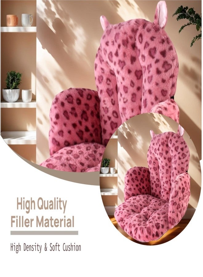 DOBUONO Comfy Office Chair Cushion: 17.5" L x 17.5" W x 18" H Cute Seat Cushion Kawaii Cushion for Gaming Chair with Backrest Non-Slip Floor Seating for Adults and Pets Pink Stuff for Room Decor - Image 3