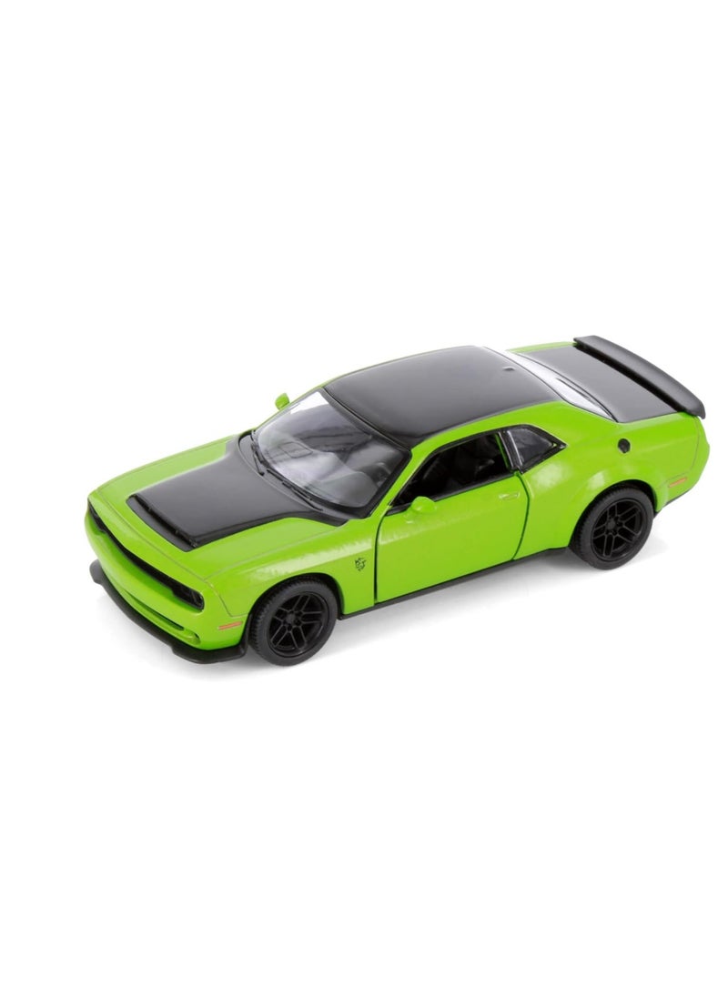 Kinsmart Dodge Challenger SRT Demon 170-1:40 Scale 2023  Doors Openable Collectible Toy Car  - Image 1