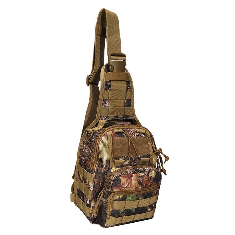 Camo Oxford Cloth 600D Encrypted Enlarge Camouflage Chest Bag Shoulder Bag Outdoor Bag Messenger Bag Tactical Small Chest Bag - Image 1