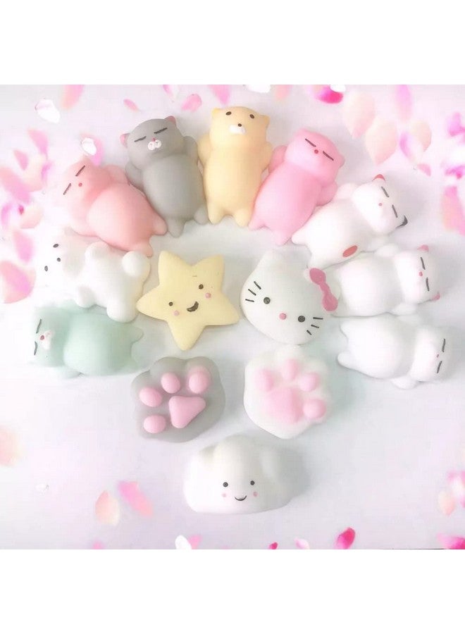 LABEAUTE Kawaii Mochi Squishy Toys - Mini Animal Squishies, Pinata Khoi Bag Treats/ fillers, for Kids Birthday, Party Favors (Assorted, 5 Pack) - Image 3