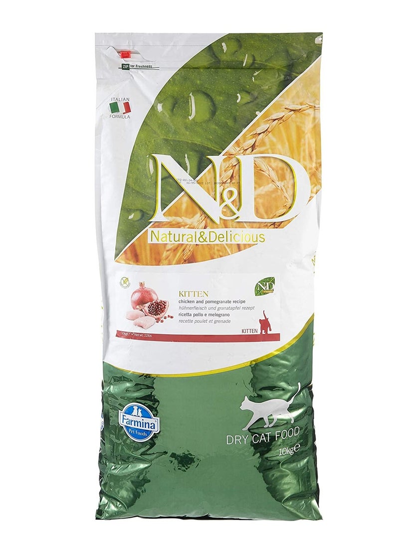 Farmina Chicken and Pomegranate Kitten Food 10 kg 