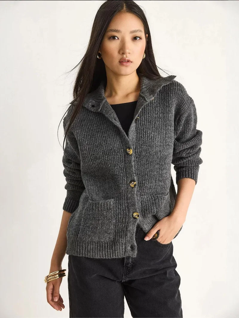 بيانكو لوتشي كارديجان محبوك بأكمام طويلة من لوتشي