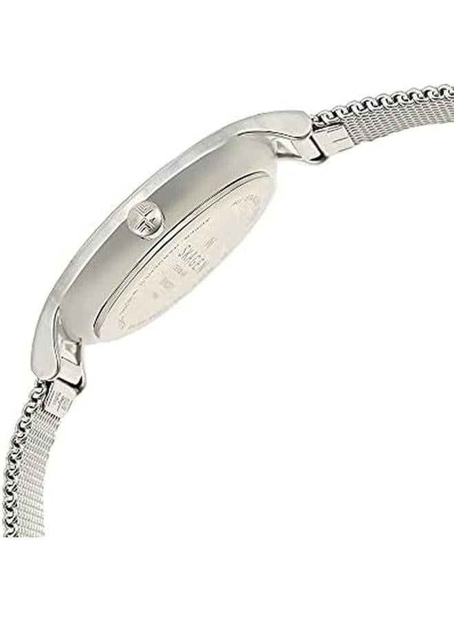 Skagen Anita Women's Crystal Encrusted Dial Stainless Steel Analog Quartz Watch - Image 4
