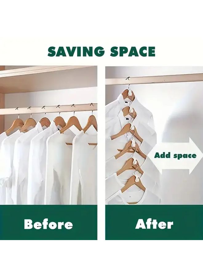 100Pcs Stackable Closet Hooks Random Color Wall Mounted Storage For Home Organization - Image 5