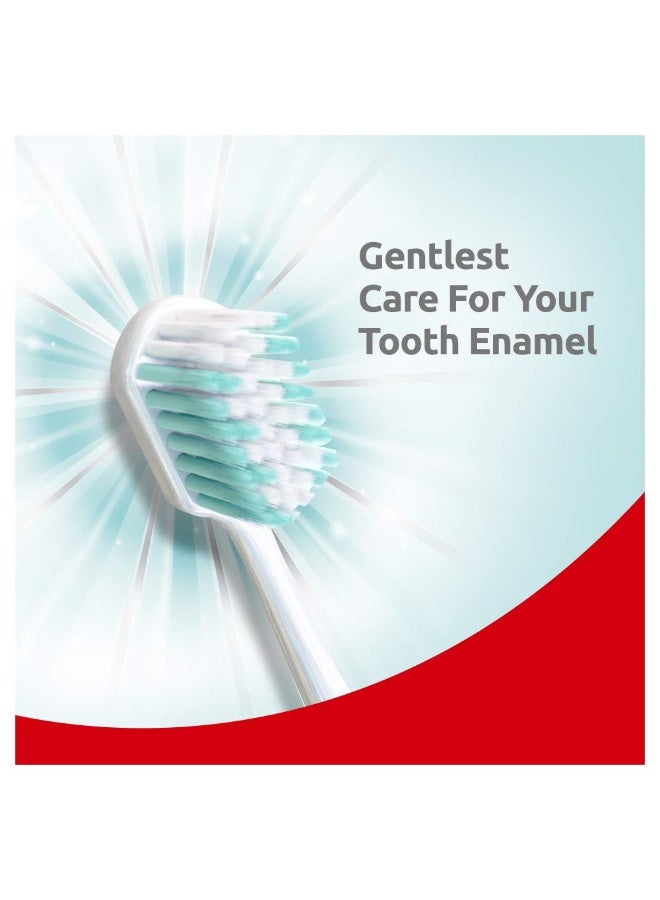 Colgate Gentle Enamel Ultra Soft Bristles Manual Toothbrush for adults, 4 Pcs (Buy2 Get 2), Soft Bristles for Enamel Care,Multicolor - Image 2