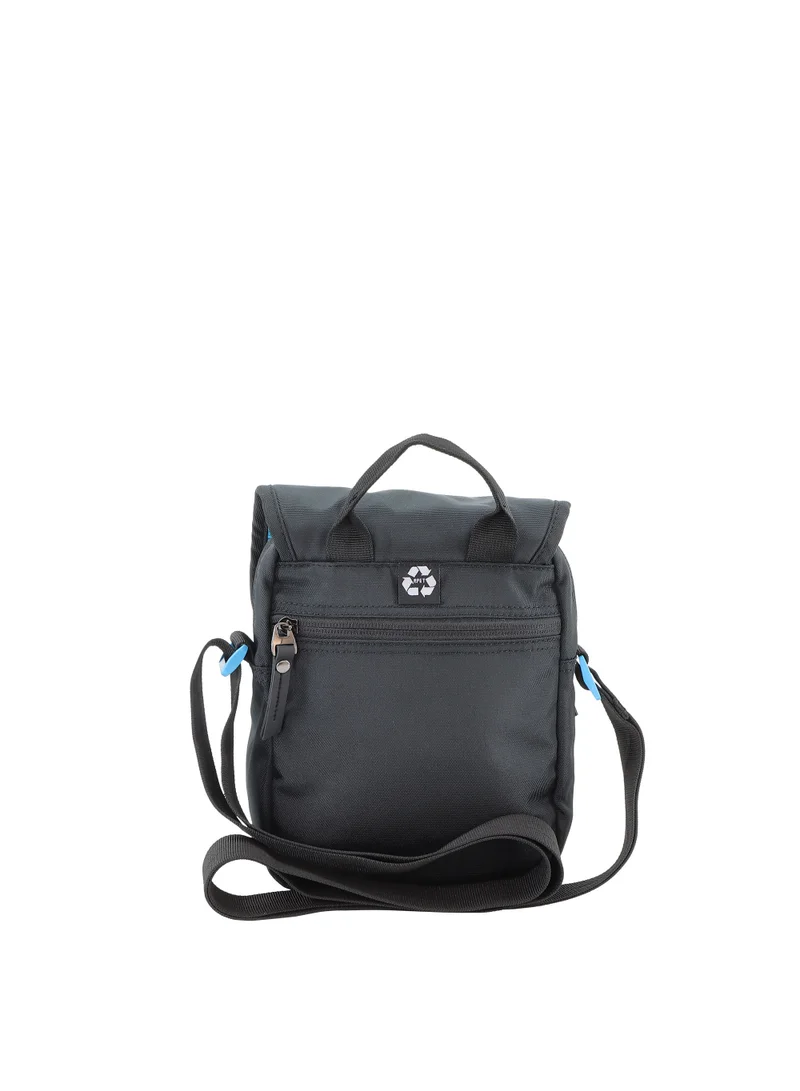 Discovery Discovery ICON Flap Over Utility Bag 2.8L Black, Zipper Compartment Casual Shoulder Bag For Men And Women Removable Shoulder Strap Secure RFID Pocket