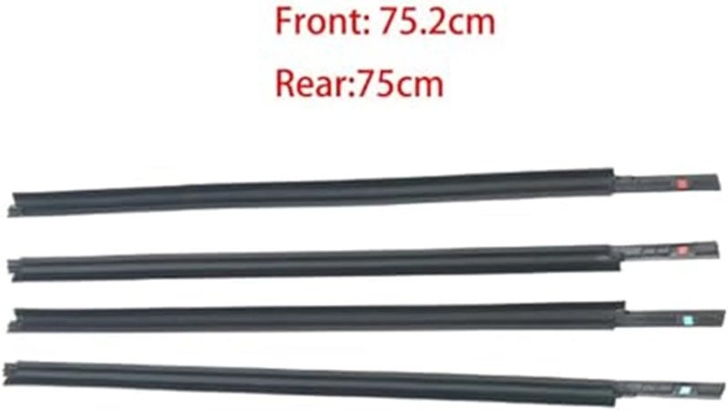 Wivplex 4PCS Car Window Weatherstrip for SX4 Hatchback - Image 3