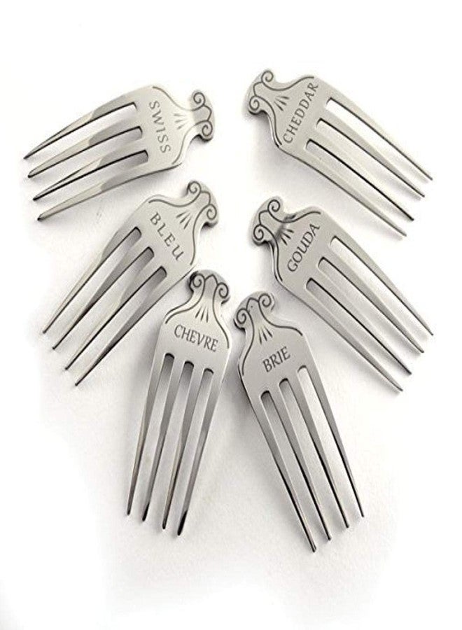 Norpro Stainless Steel Cheese Markers, Set of 6 NOR-334 - Image 1