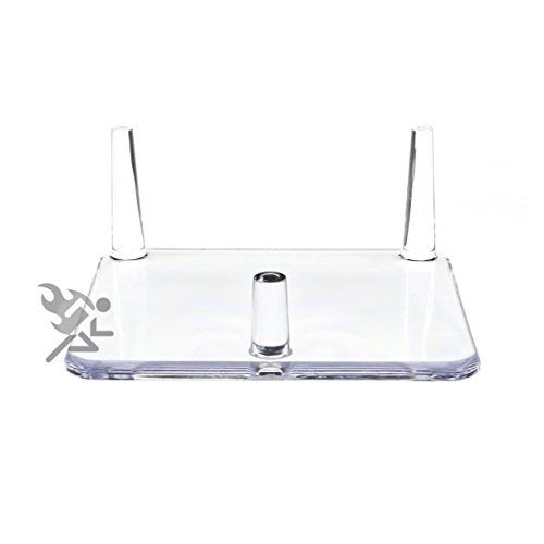 OnFireGuy 4.25" Three-Peg Acrylic Display Stand Easel | 4-1/4" W x 3-1/2" D x 1-3/4" H | Ideal for Displaying Mineral Rocks, Gemstones, Fossils, Geodes, Coral Pieces, Seashells, Rock Specimens, Crystals, Agates - Image 4