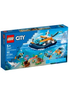 LEGO LEGO - Explorer Diving Boat 182 Pieces - 60377  - Image 1