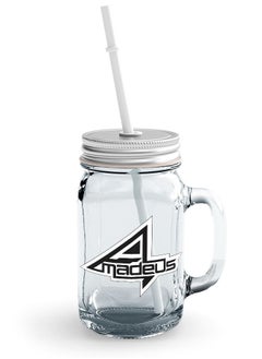 Steins Gate Jar Steins Gate Glass Jar Rintarou Okabe Glass with Straw and LidSteins;Gate Kurisu Makise Chaos-Amadeus