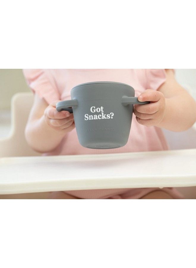 Bella Tunno - Happy Snacker Spill Proof Snack Cups For Toddlers And Babies Snack Containers Made From Silicone Bpa Free Soft Opening & Removable Lid (Got Snacks) - Image 1
