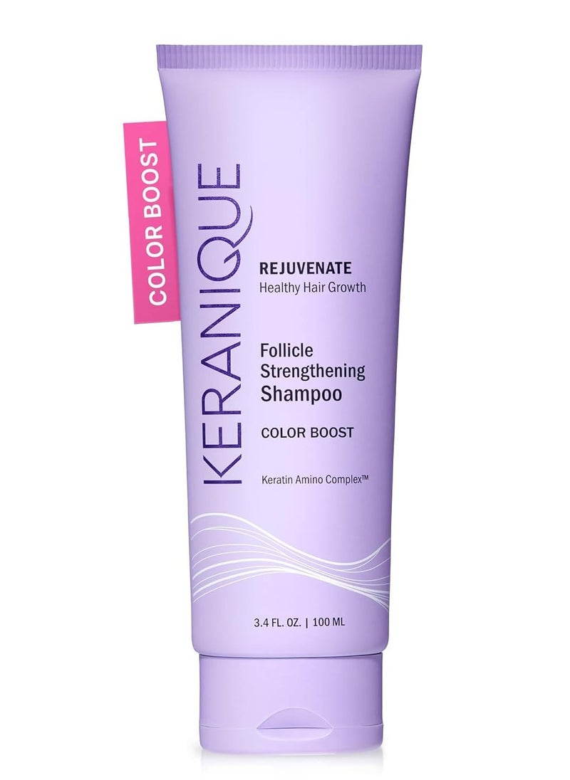 Keranique Keranique Shampoo for Color Treated Hair - Protect & Extend Color, Sulfate Free Shampoo for Colored Hair - Moisturizing Colorsafe Shampoo for Women - UV Protection, Best for Dry, Thinning, Fine Hair  - Image 1
