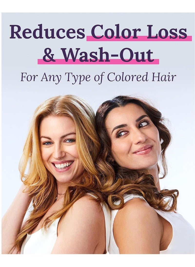 Keranique Keranique Shampoo for Color Treated Hair - Protect & Extend Color, Sulfate Free Shampoo for Colored Hair - Moisturizing Colorsafe Shampoo for Women - UV Protection, Best for Dry, Thinning, Fine Hair  - Image 4