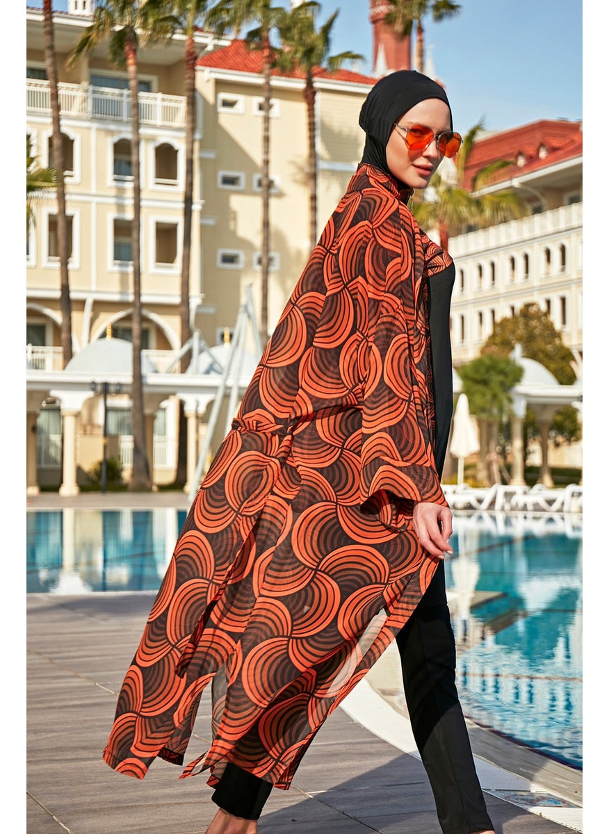 Remsa Mayo Remsa Swimsuit Remsa Modest Swimsuit One Kaftan Kimono Pareo RP015 Retro  - Image 5