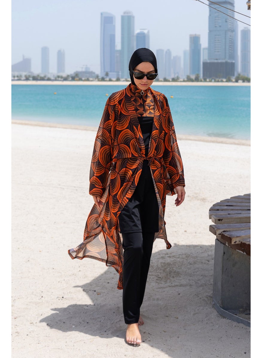 Remsa Mayo Remsa Swimsuit Remsa Modest Swimsuit One Kaftan Kimono Pareo RP015 Retro  - Image 2