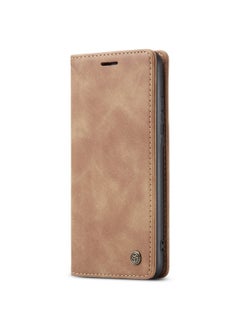 CaseMe CaseMe Samsung Galaxy S21 Ultra Case Wallet, for Samsung Galaxy S21 Ultra Wallet Case Book Folding Flip Folio Case with Magnetic Kickstand Card Slots Protective Cover - Brown  - Image 2