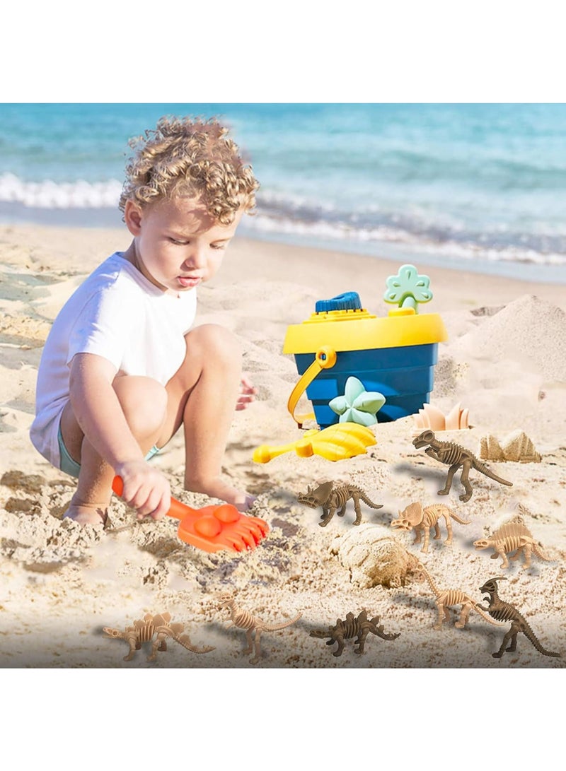 SOLARAE مجموعة ألعاب الديناصورات الصغيرة 12 قطعة، زينة كعك الحفلات الديناصورية الواقعية، تماثيل ديناصور للفتيات والأولاد والأطفال والرضع هدية عيد ميلاد - Image 4