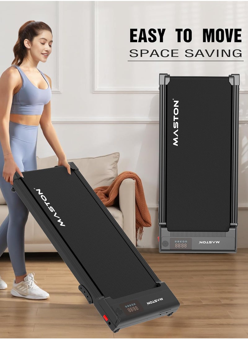 Walking Pad Under Desk Treadmill, Portable Treadmills Motorized Running Machine For Home, Remote Control Maximum Load 120Kg