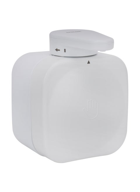 Soap Dispenser-EPSBA1554/ Wall Mounted with Strong Suction Design, Versatile Refillable for Liquid/ Innovative, Effortless Dispensing and One Hand Use, Suitable for Even Walls, Ceramic Tiles