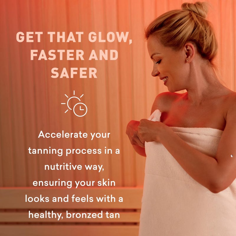 Just Nutritive Indoor Tanning Oil | Natural Tanning Bed Accelerator for Fast, Dark, Long-Lasting Tan | Moisturizing Body Oil with Vitamin E & Botanical Extracts | 8 Fl Oz - Image 4