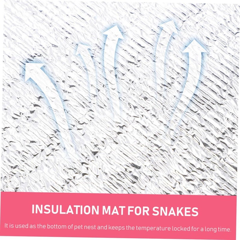 4pcs Reptile Heating Insulation Pads Reflective Film Winter Warmer For Snakes Lizards Terrarium - Image 4