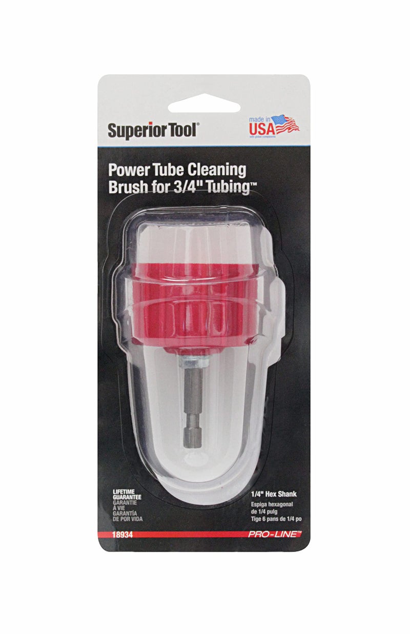 Superior Tool 18934 3/4-Inch Power Tube Cleaning Brush - Image 2
