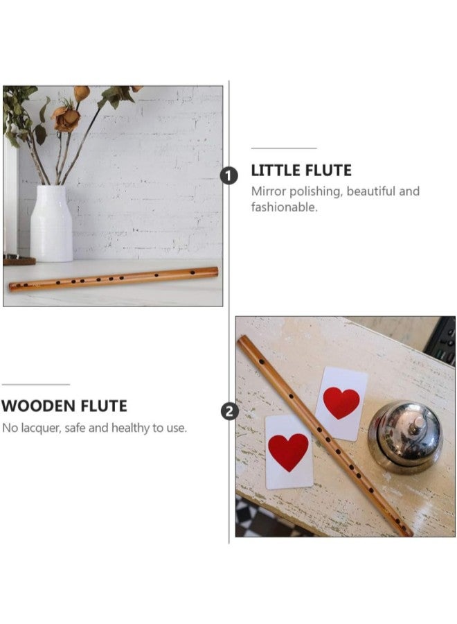 klarako Wooden Flute Wooden Piccolo Wooden Musical Instrument Traditional Chinese Musical Instruments Birthday Gifts for Beginners ( Key C ) - Image 1