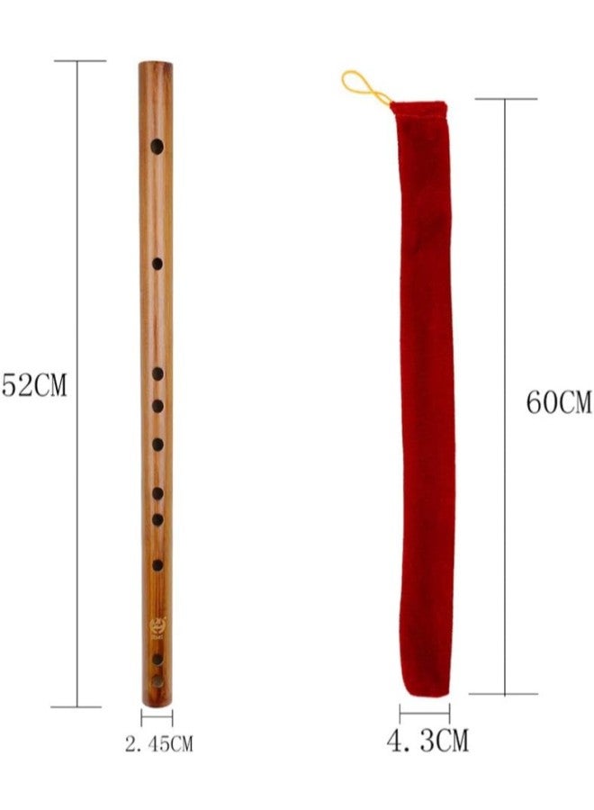 klarako Wooden Flute Wooden Piccolo Wooden Musical Instrument Traditional Chinese Musical Instruments Birthday Gifts for Beginners ( Key C ) - Image 2