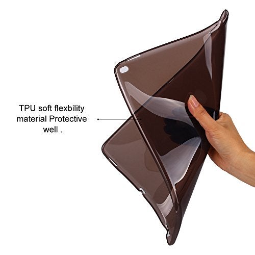 Asgens Case for iPad mini 4/5, Black Clear Slim Silicone Flexible Soft TPU Tablet Computer Case for Apple iPad mini 4 and iPad mini 5 (2015/2019 Model, 4th/5th Generation) - Image 2