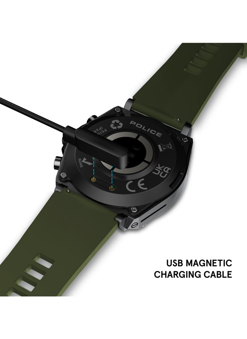 POLICE - My Avatar Smartwatch with AMOLED Display, Rapid Charging, Fitness Tracking, Interchangeable Straps & Seamless iOS/Android Connectivity, 1P68 - Image 1