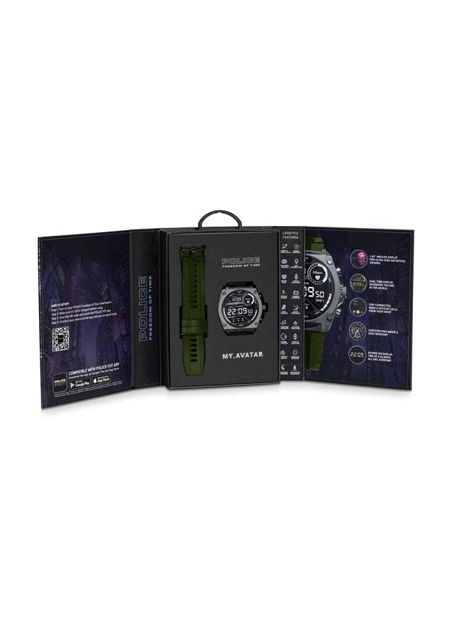 POLICE - My Avatar Smartwatch with AMOLED Display, Rapid Charging, Fitness Tracking, Interchangeable Straps & Seamless iOS/Android Connectivity, 1P68 - Image 1
