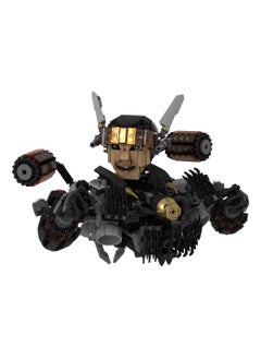 Gman Chicken Man Toilet Man Building Blocks Space UFO Monitoring Figure Figure Assembling Toy, Decorations Gifts Home Decoration, 22.5cm