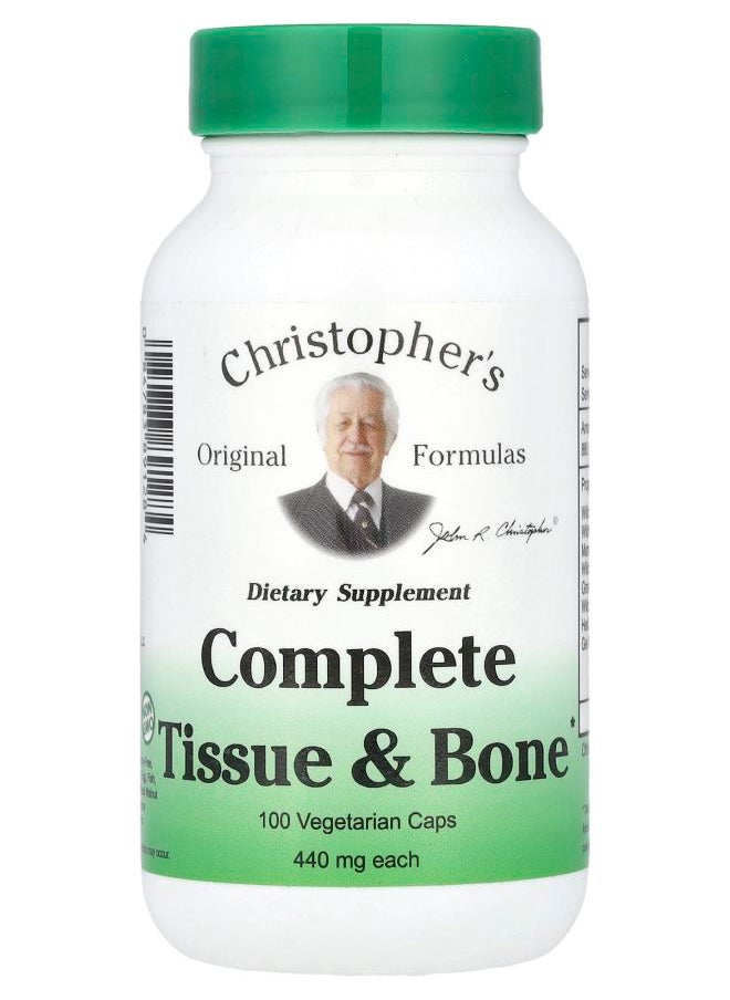 Christopher's Original Formulas Complete Tissue & Bone 440 mg 100 Vegetarian Caps 