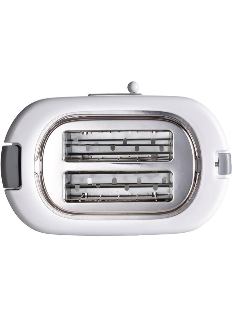 محمصة خبز 159 توستيم سعة شريحتين، 9 مستويات تحميص، 700 وات، 3 وظائف، بدون كماشة، لون أبيض، (من ديلونجي جروب) - Image 1