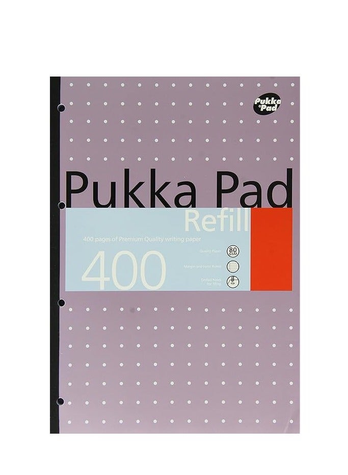 Pukka Pad, A4 Refill, 400 Pages (Colours May Vary). - Image 2