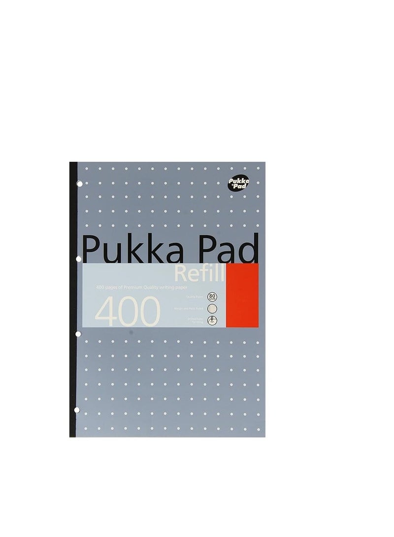 Pukka Pad, A4 Refill, 400 Pages (Colours May Vary). - Image 4