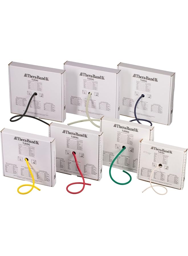 TheraBand Professional Heavy Resistance Tubing Dispenser Box 25 Foot Length Green - Image 2