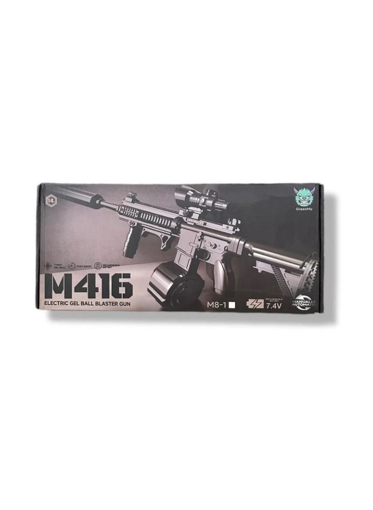 Premium M416 Electric Gel Ball Blaster Gun – Automatic Water Bead Shooter with Rechargeable Battery for Kids - Image 2