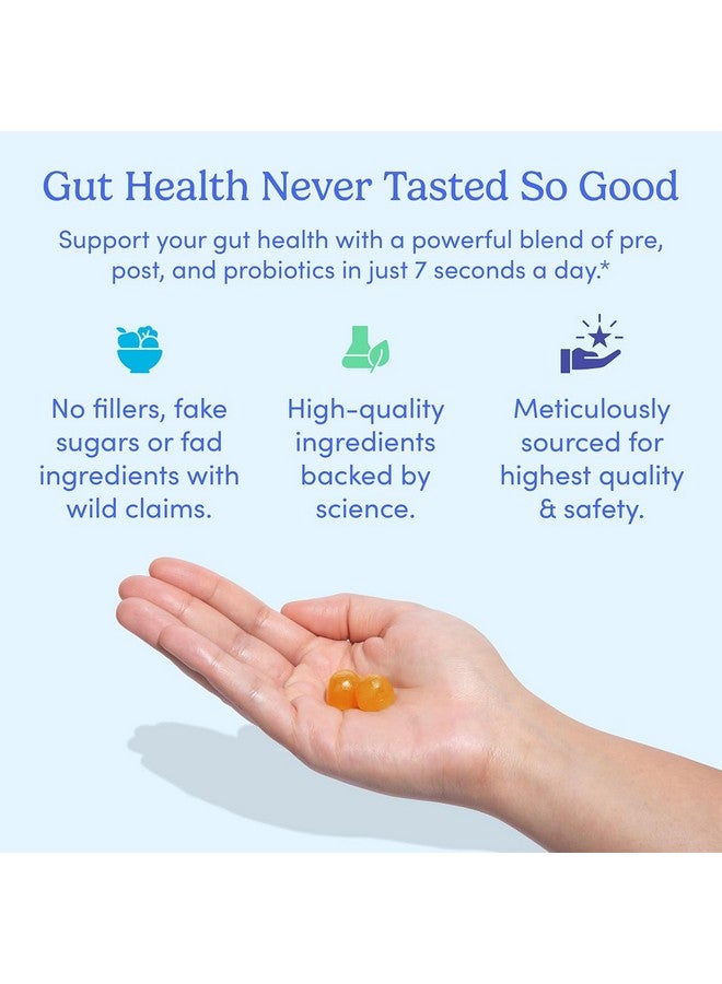 FIRST DAY Women’s Good Gut Tribiotic Gummies - 3-in-1 Prebiotic, Probiotic & Postbiotic Supplement - Supports Immune Function and Digestive, Oral, Skin & Vaginal Health - 30-Day Supply - Image 5