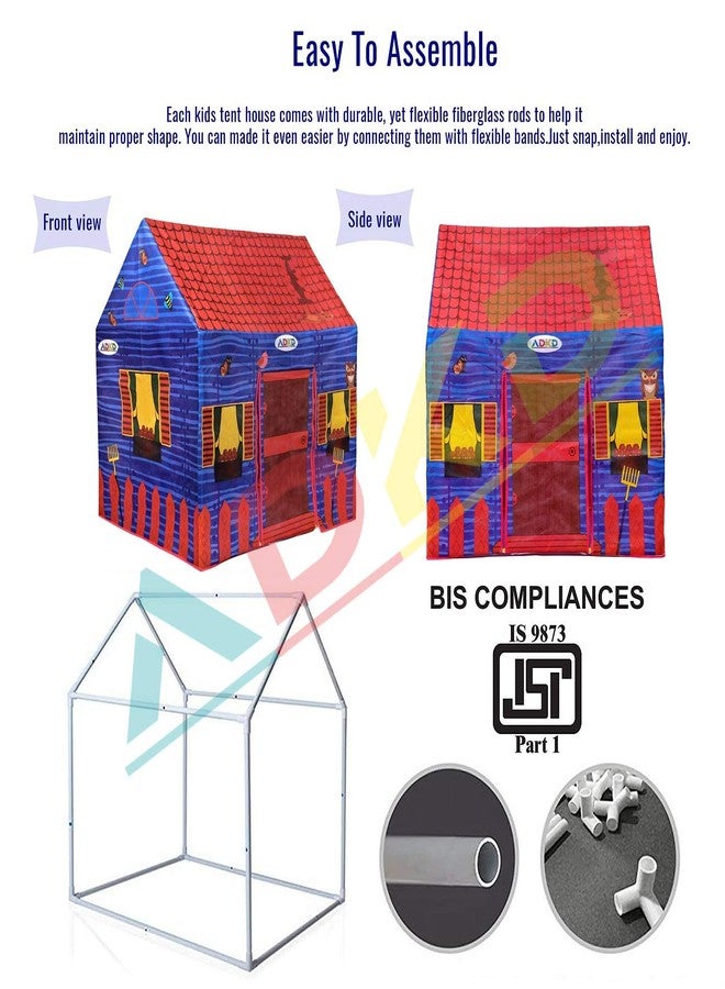 ADKD Hut Type Play Tent House for Kids 3 Years and Above Girls and Boys (Size :- 95 X 75 X 108 CM) (Farm House, Jumbo) - Image 4