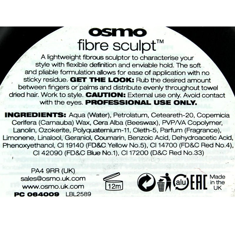 Osmo Fibre Sculpt Strong Hold Hair Wax, 3.38 Ounce Great for Thick or Thin Hair - Image 3