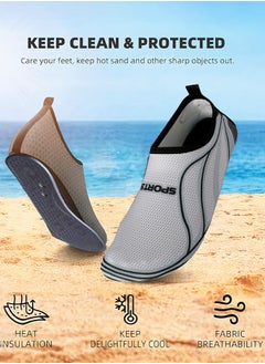 Draxon Water Shoes For Women Men Kids, Barefoot Aqua Water Socks Slip-On Swim Beach Shoes For Snorkeling Swimming Fishing Surfing Pool Kayak Beach Running Walking Yoga  - Image 2