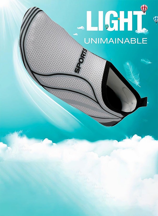 Draxon Water Shoes For Women Men Kids, Barefoot Aqua Water Socks Slip-On Swim Beach Shoes For Snorkeling Swimming Fishing Surfing Pool Kayak Beach Running Walking Yoga  - Image 3