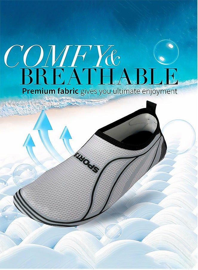 Draxon Water Shoes For Women Men Kids, Barefoot Aqua Water Socks Slip-On Swim Beach Shoes For Snorkeling Swimming Fishing Surfing Pool Kayak Beach Running Walking Yoga  - Image 4