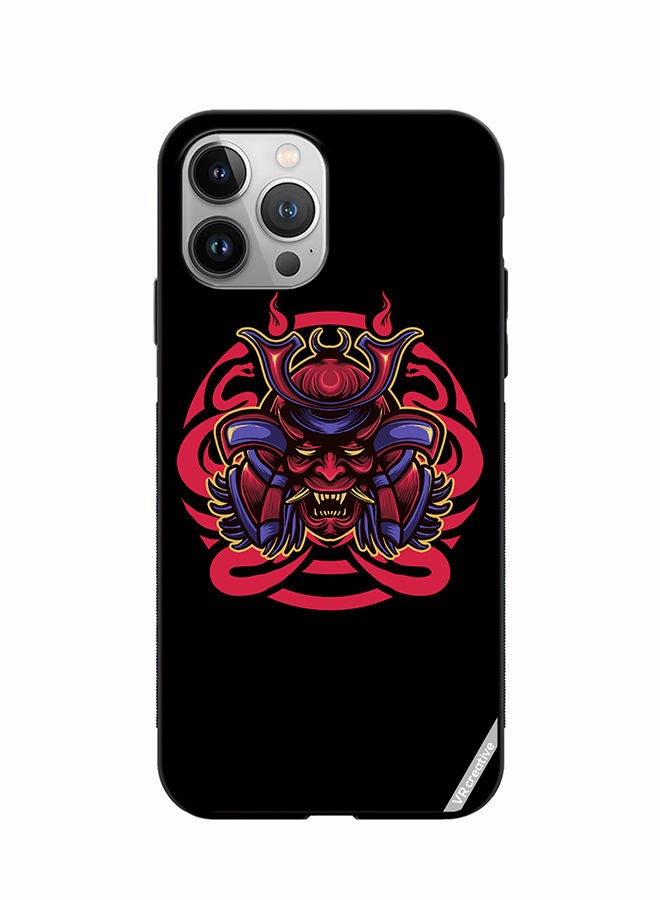 VR CREATIVE Protective Case Cover For Apple iPhone 11 Pro Japanesse Samurai Mask Design Multicolour - Image 1