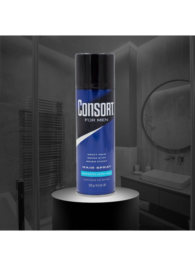 Consort Extra Hold Hair Spray, Unscented, 8.3 Oz - Image 2